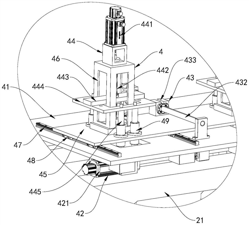 Large-size glass assembly line polishing equipment and polishing method thereof