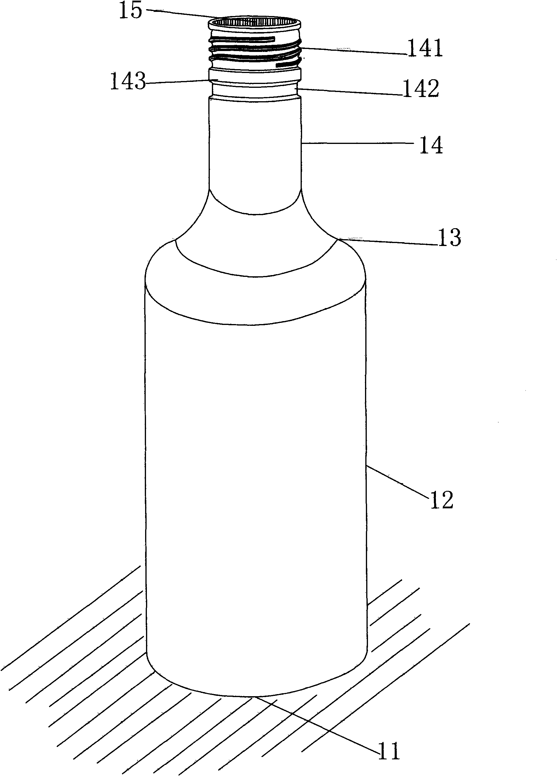 Aluminum screw packaging tin and manufacturing method thereof