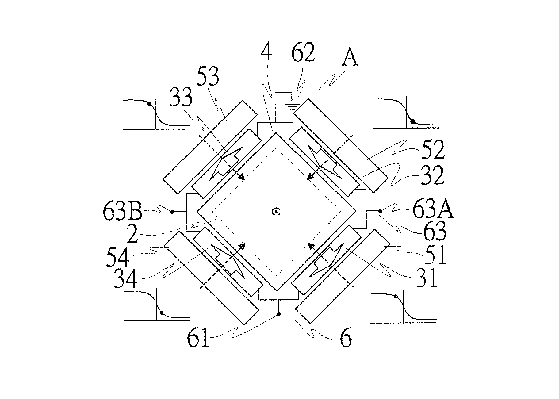 Single bridge magnetic field sensor