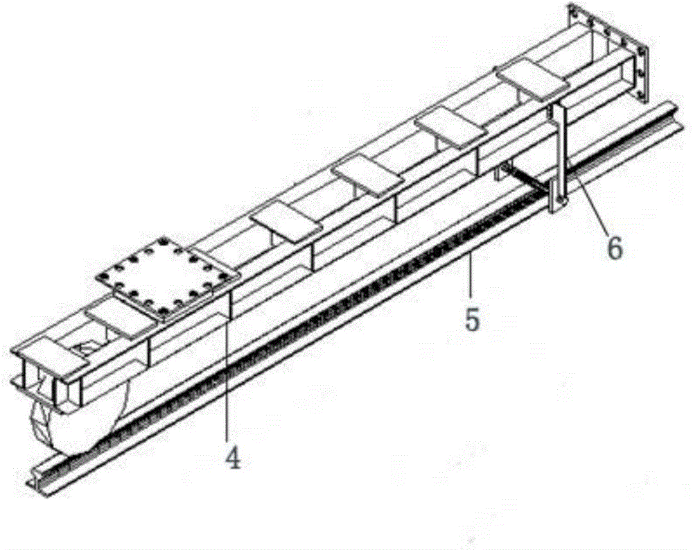 Construction method and device for installing and disassembling gantry crane in radial type