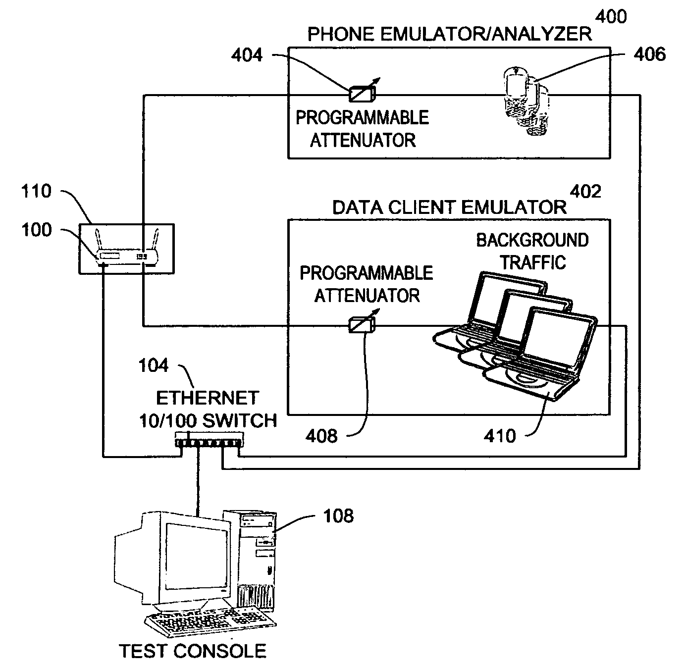 Simulating time-varying conditions in a wireless network