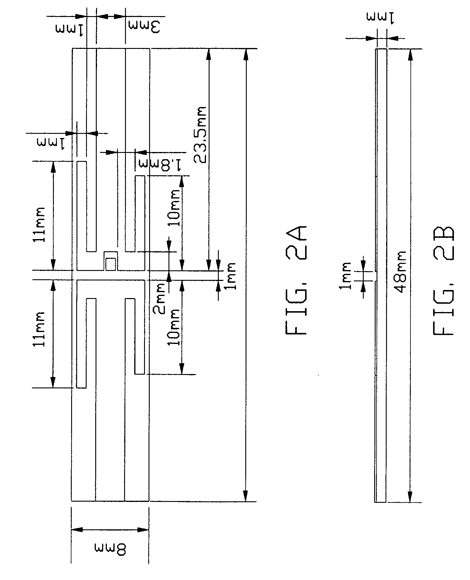 Multi-band printed dipole antenna