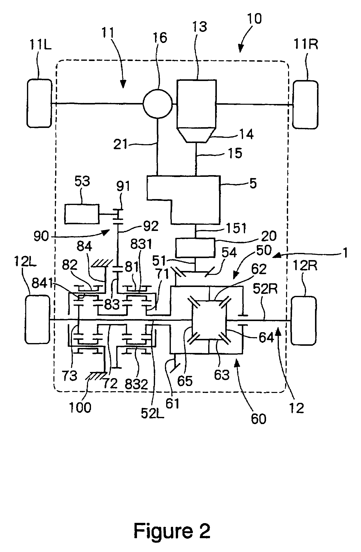 Differential device and drive power transmission unit using the same