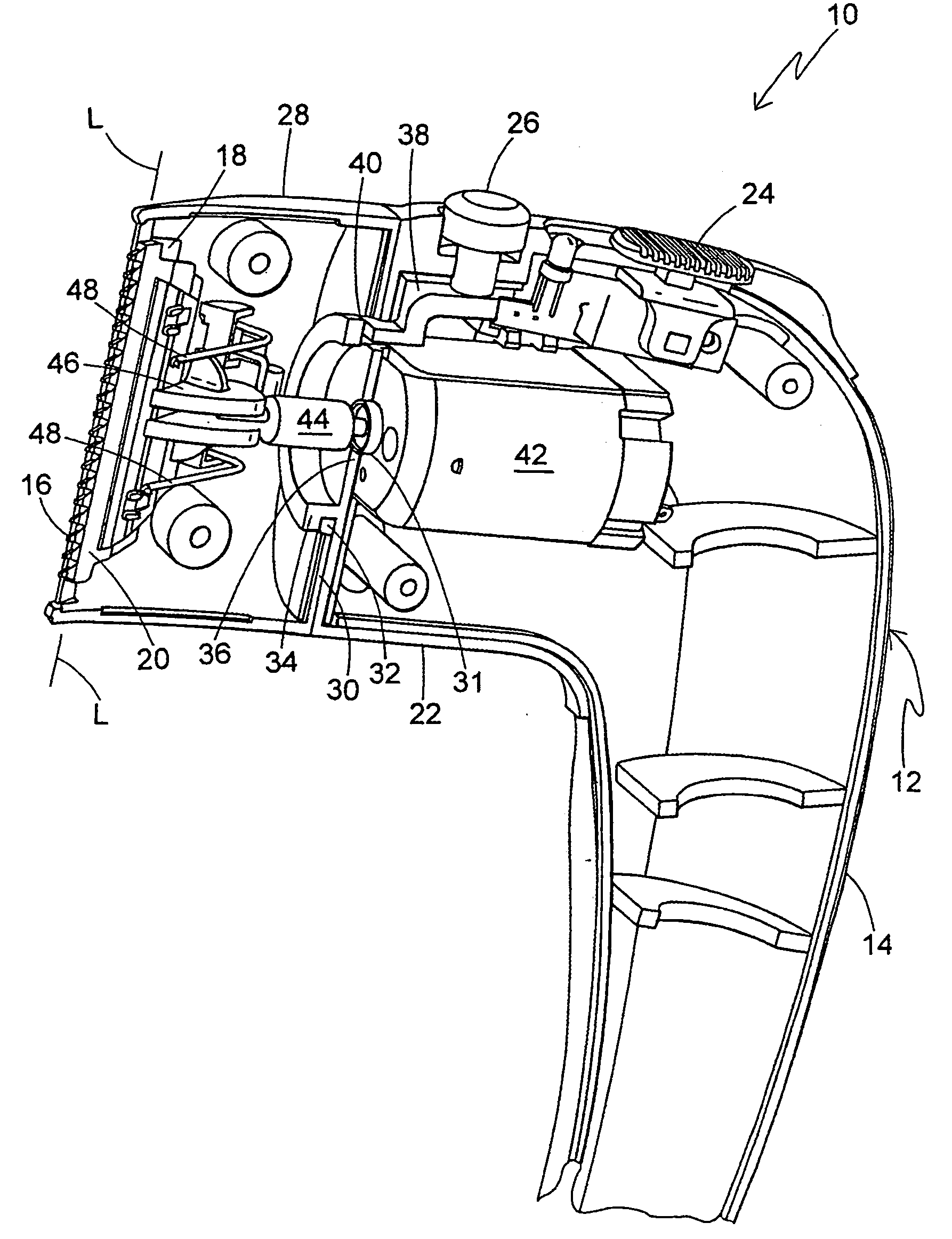 Hair trimmer for use in self-cutting or on others