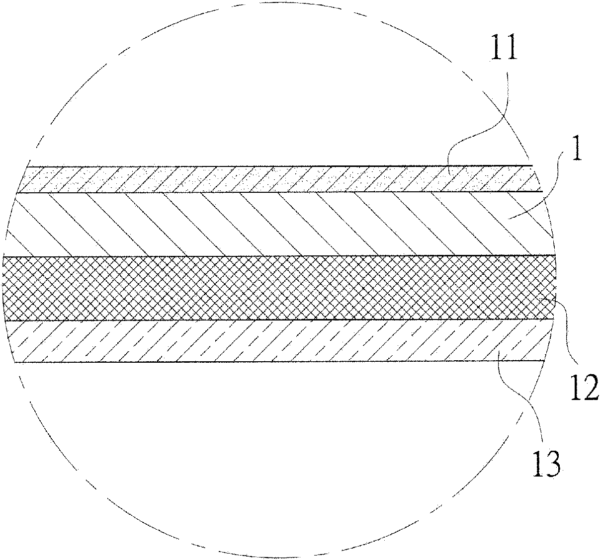 Protecting sticker structure and application thereof