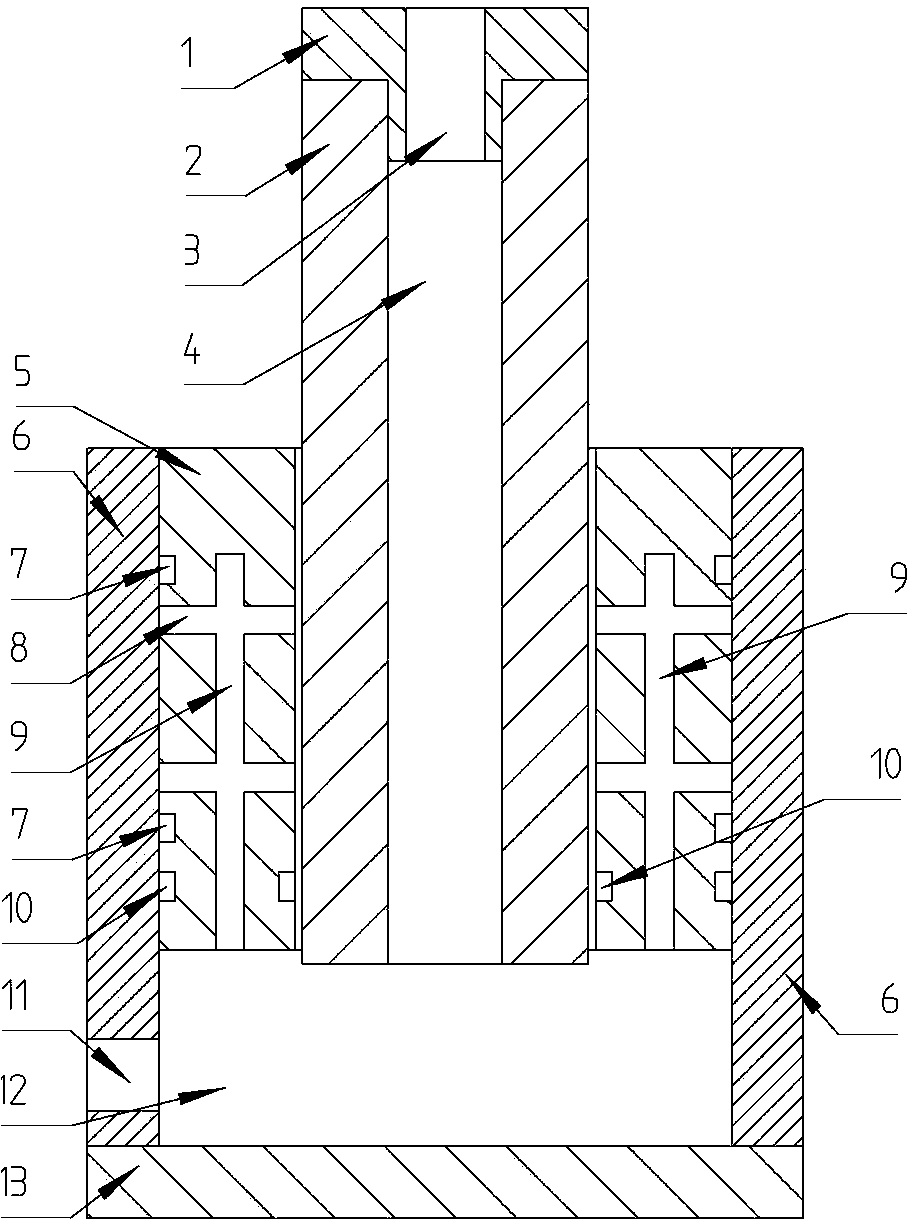 Rotary air supply device unaffected by air pipe bending disturbance