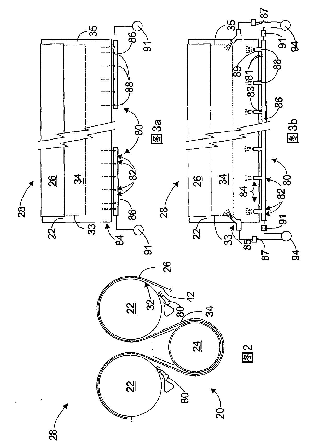 Method and arrangement in tail threading of a web in the dryer section of a fiber web machine