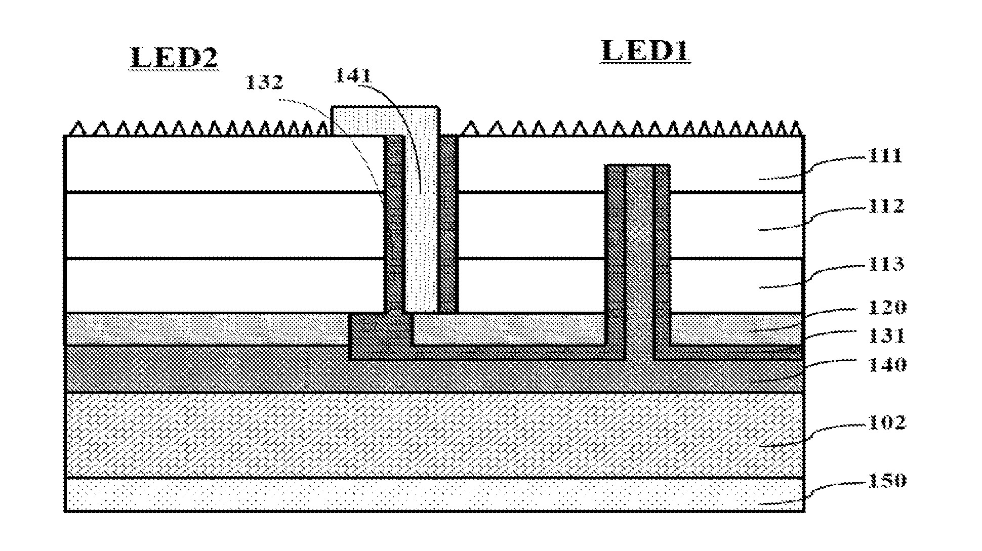 Vertical Type AC-LED Device and Manufacturing Method Thereof