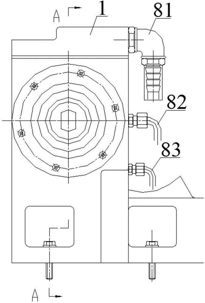 Cylindrical grinder easy to assemble and maintain