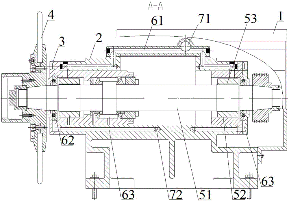 Cylindrical grinder easy to assemble and maintain