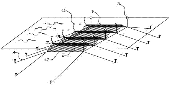 Combined lifting type raft culture device