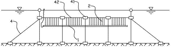 Combined lifting type raft culture device