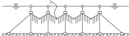 Combined lifting type raft culture device