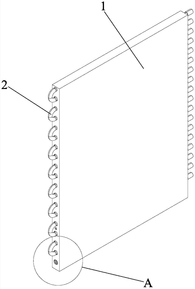 Heat exchanger, air conditioner and metal foil processing method