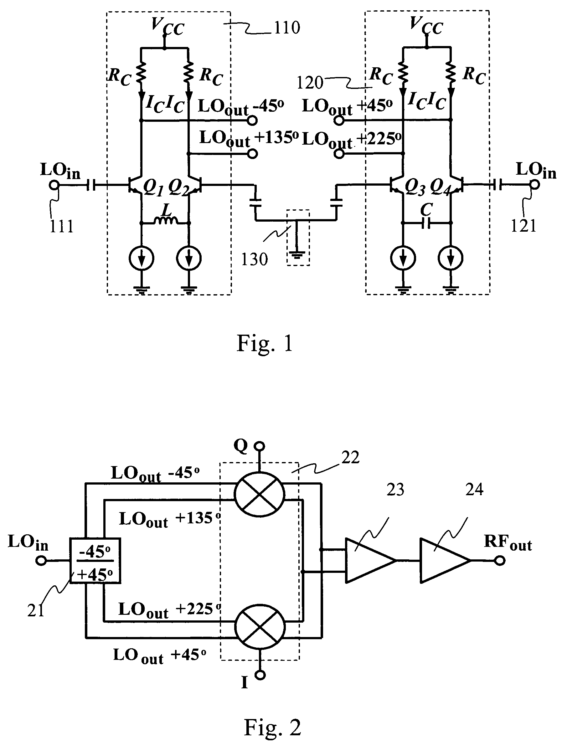 Active 90-degree phase shifter with LC-type emitter degeneration and quadrature modulator IC using the same