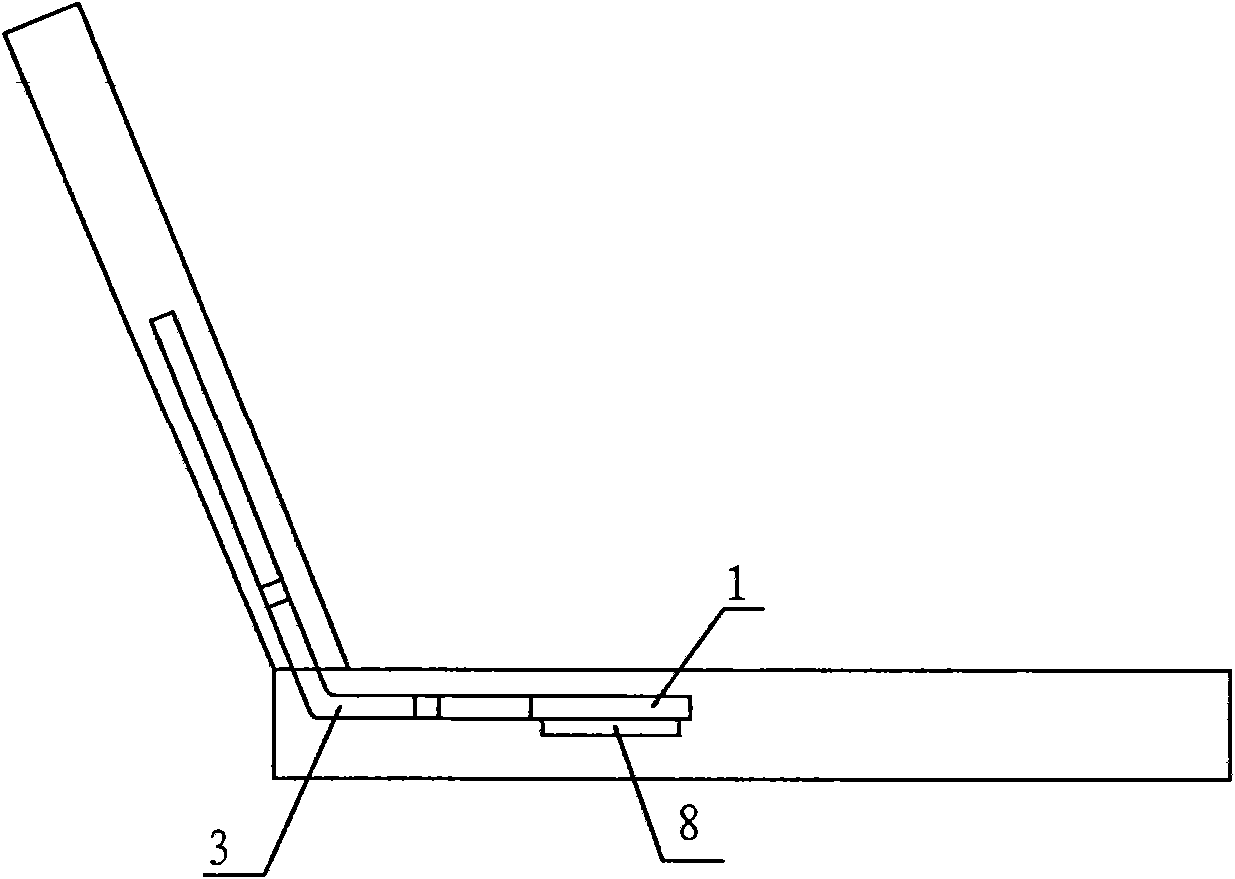 Heat dissipation device for notebook computer