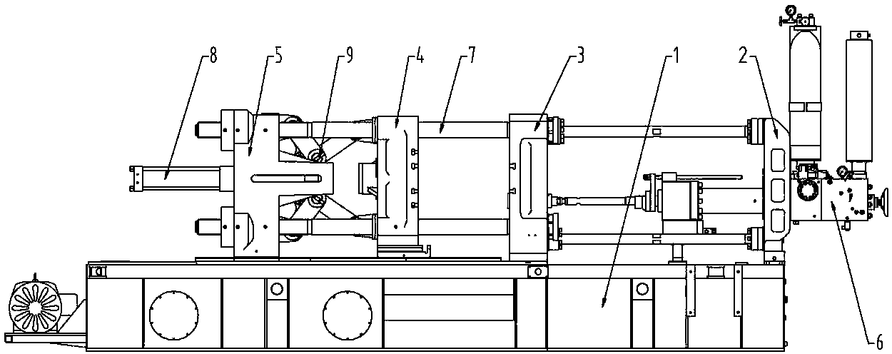 Two-plate high-speed pressure die-casting machine