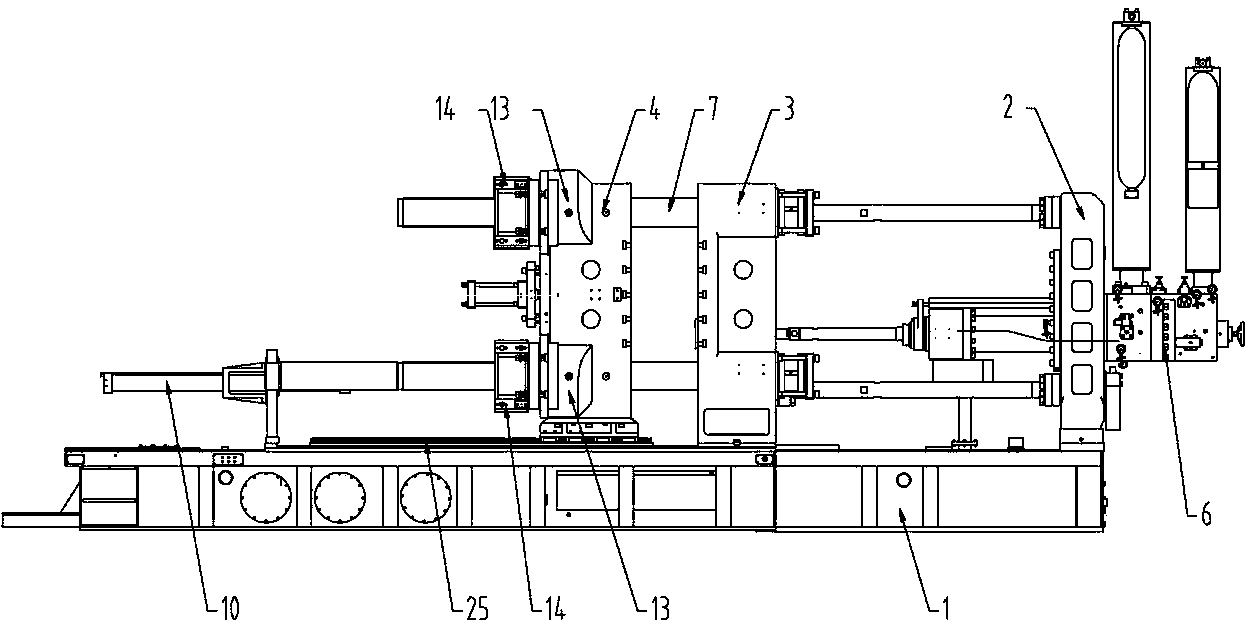 Two-plate high-speed pressure die-casting machine