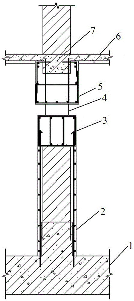 Construction method of newly added shock insulation layer with brick-concrete structure