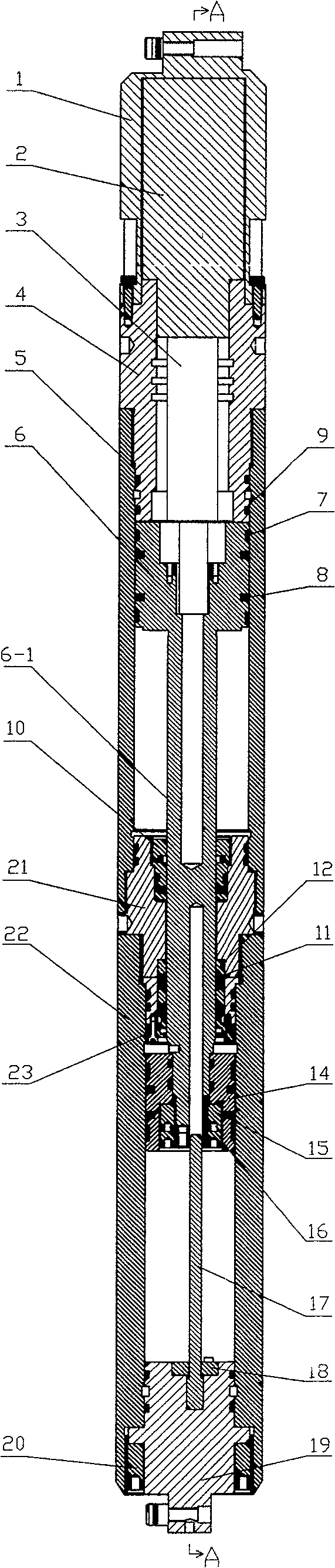 High-pressure mixing fluid pump