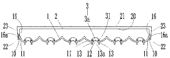 Unit housing of modular lamp box