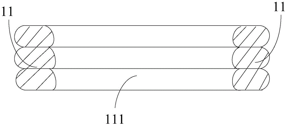 3D printing internal parting wall and construction method of 3D printing internal parting wall