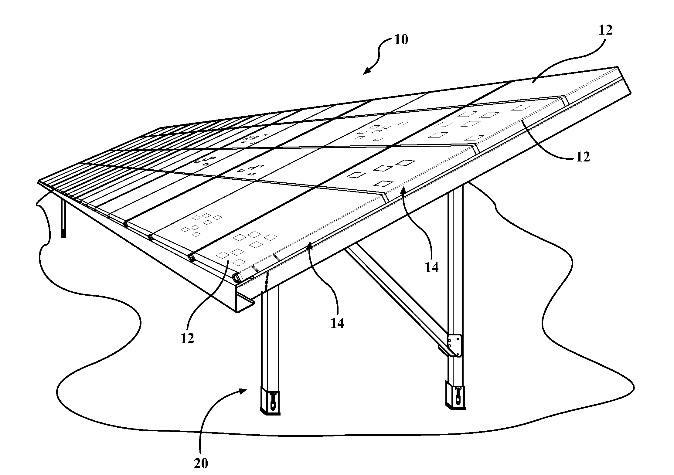 Solar Panel Mounting Structure