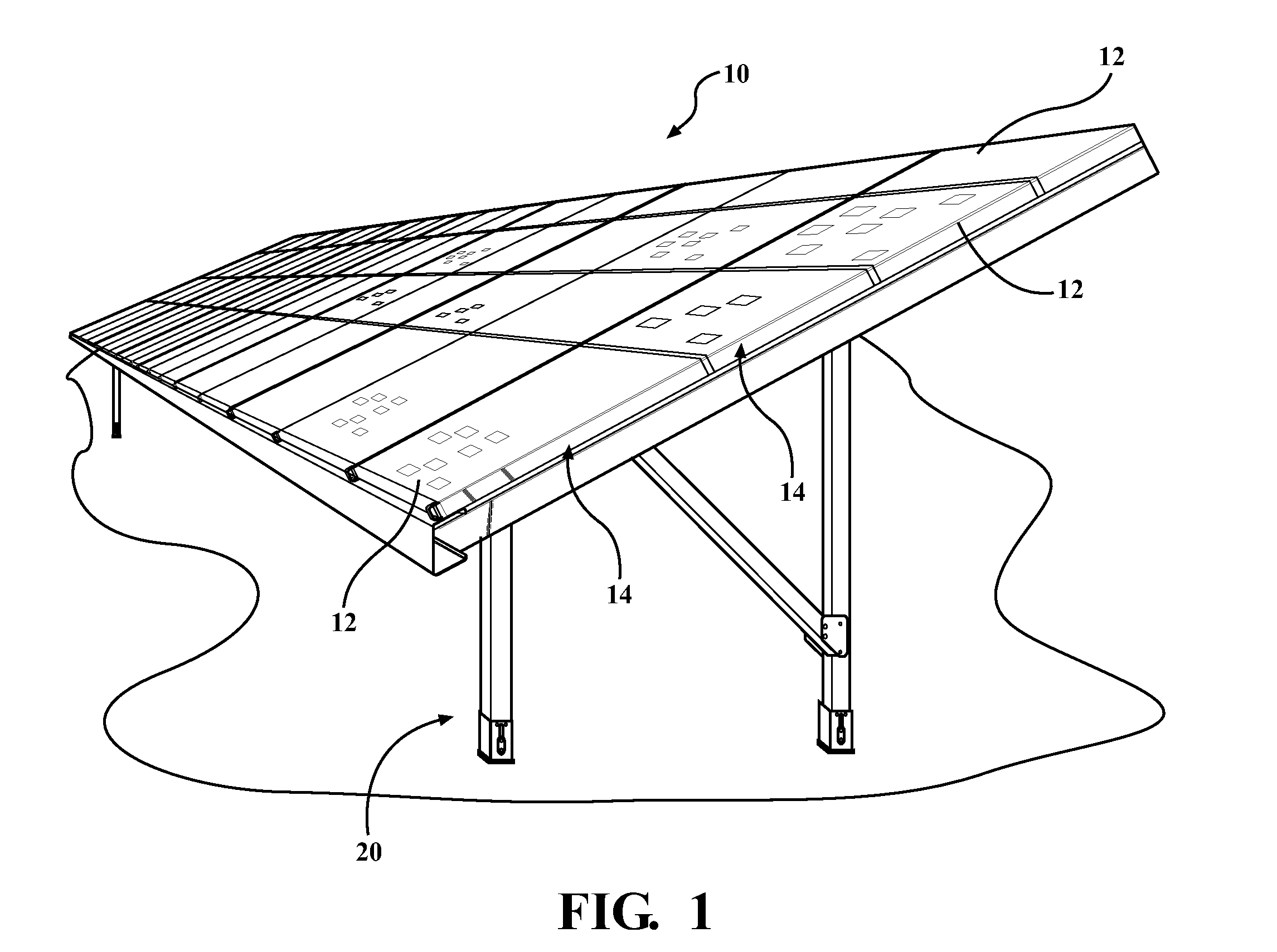 Solar Panel Mounting Structure