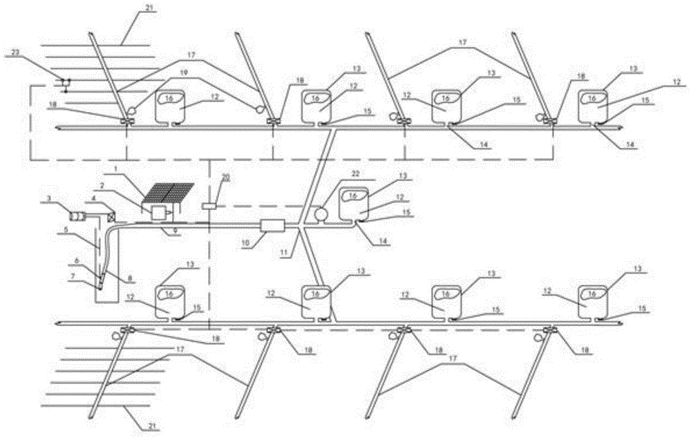 An intelligent drip irrigation system with solar pumped storage