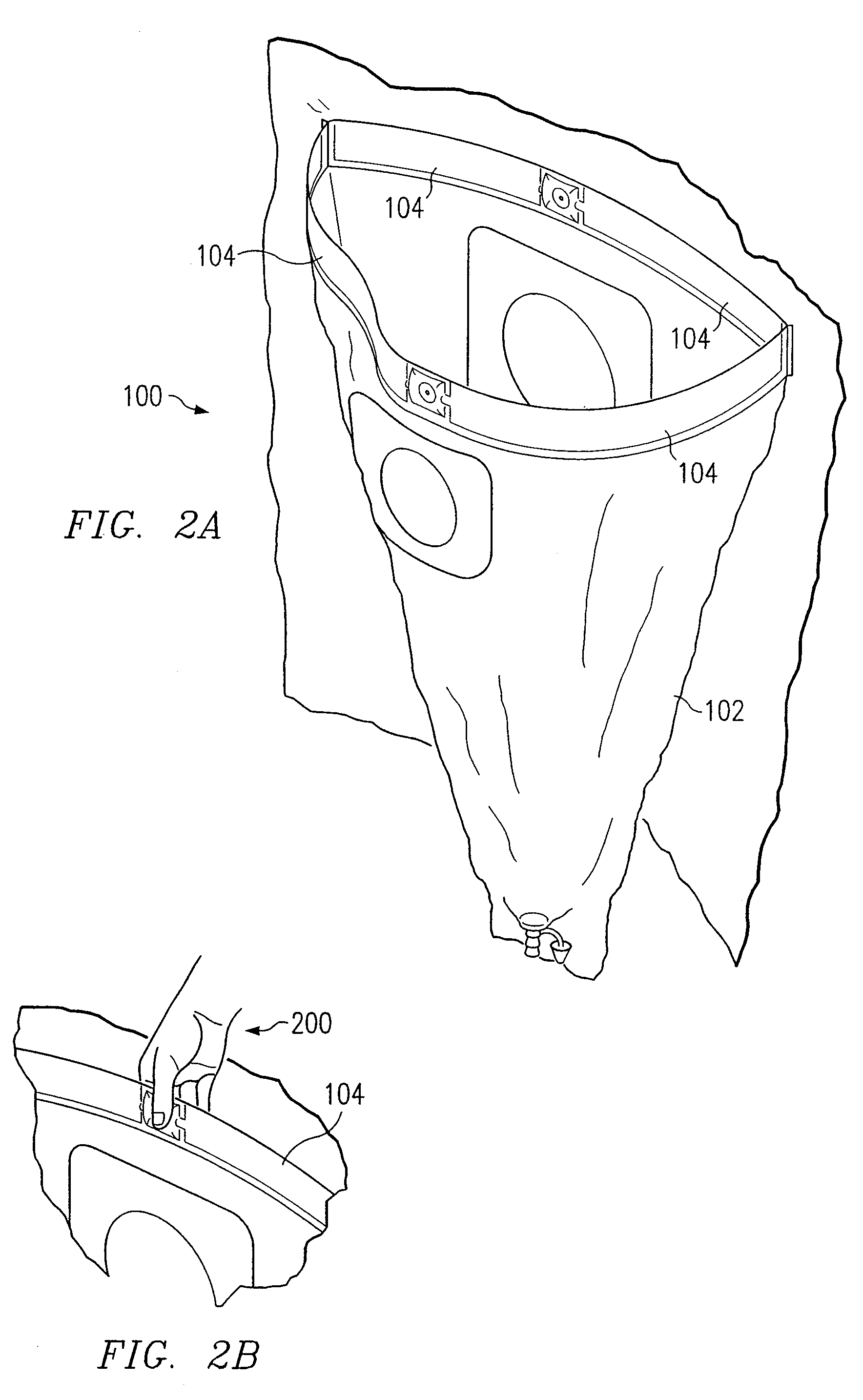 Surgical drape having a fluid collection pouch with an inflatable rim