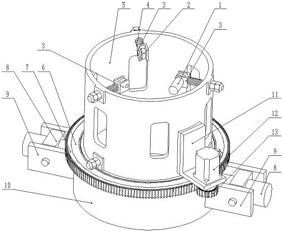 Steel pipe automatic correction robot