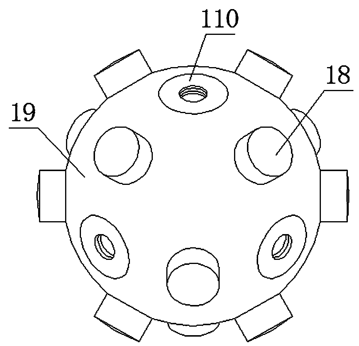 A detector for repetitive positioning accuracy of moving parts