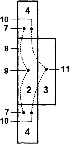 Device for producing hydrogen through decomposing water