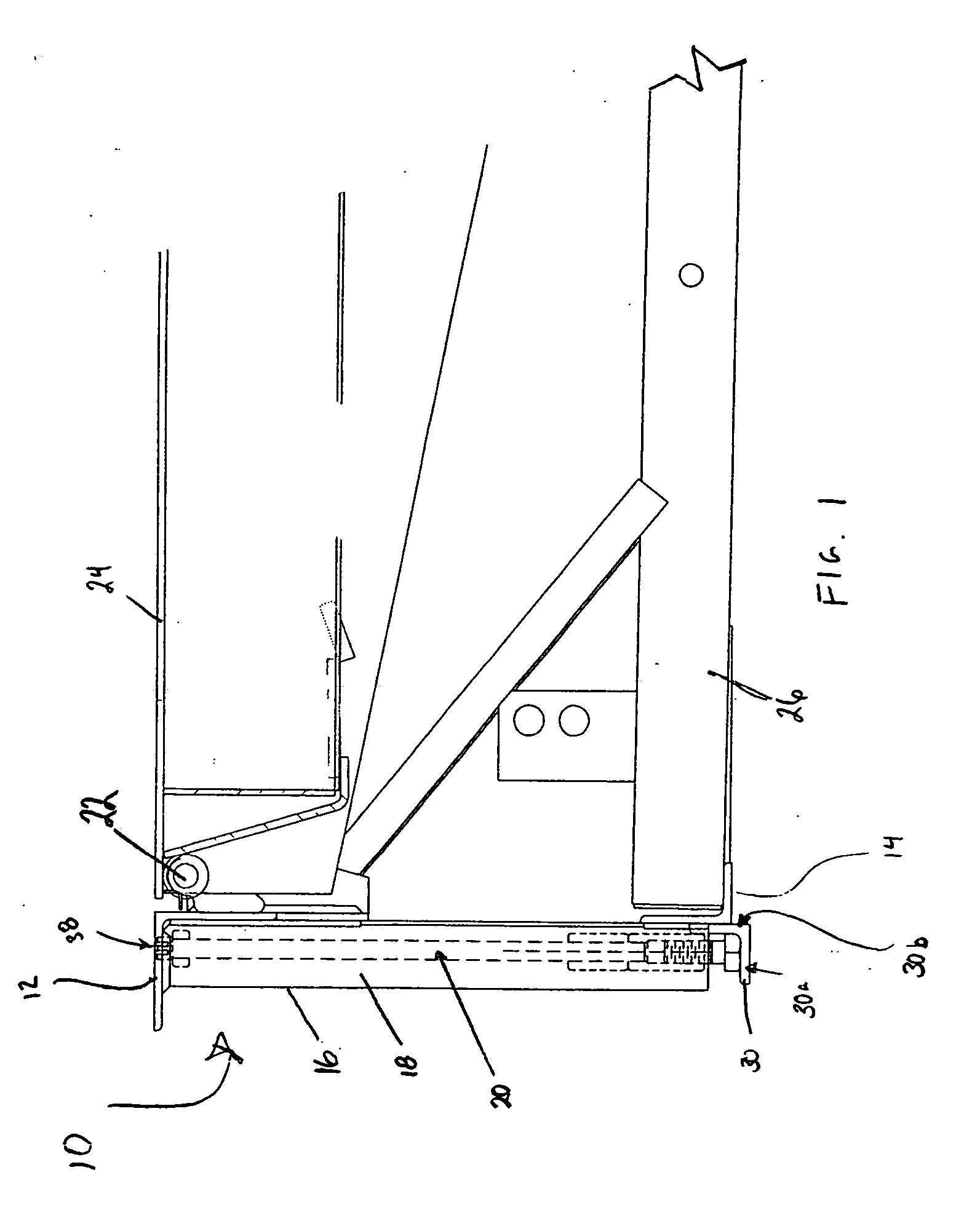 Dock leveler support frame and method of installation