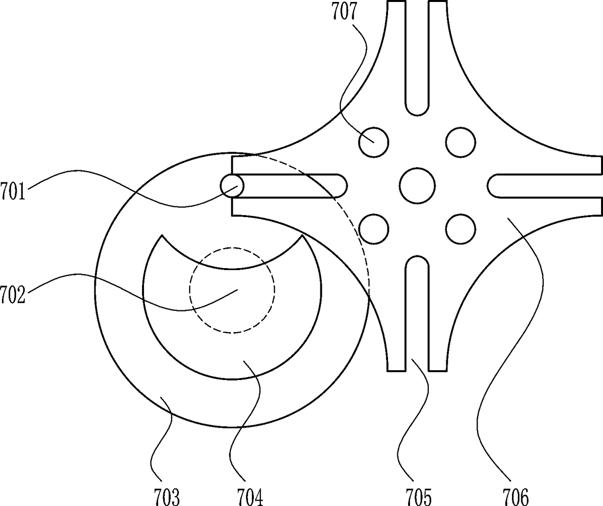 A quick inflation device for sports volleyball