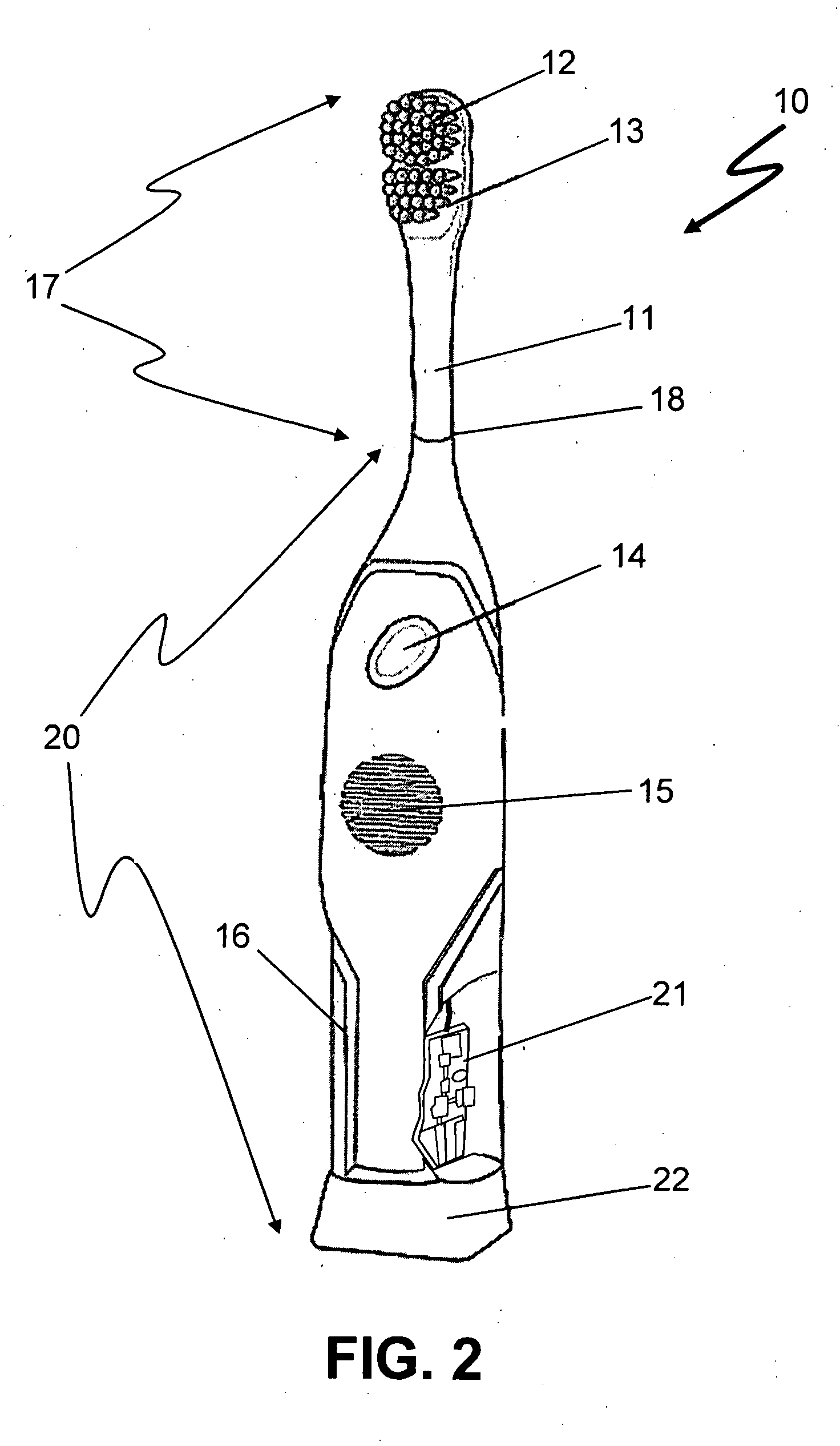 Training toothbrush with audio