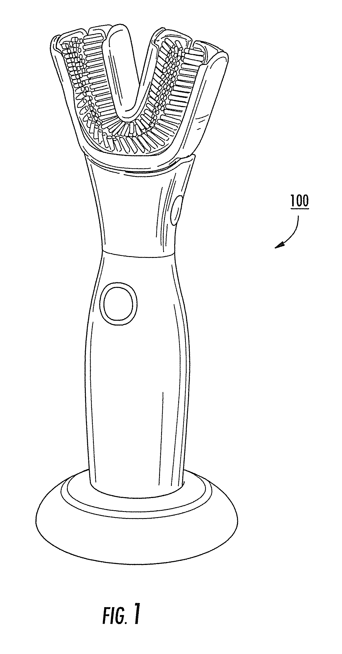 Apparatus and method for brushing teeth