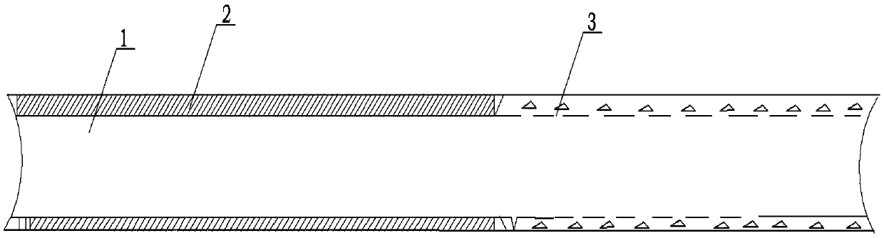 Feed pipe for conveying automobile gas