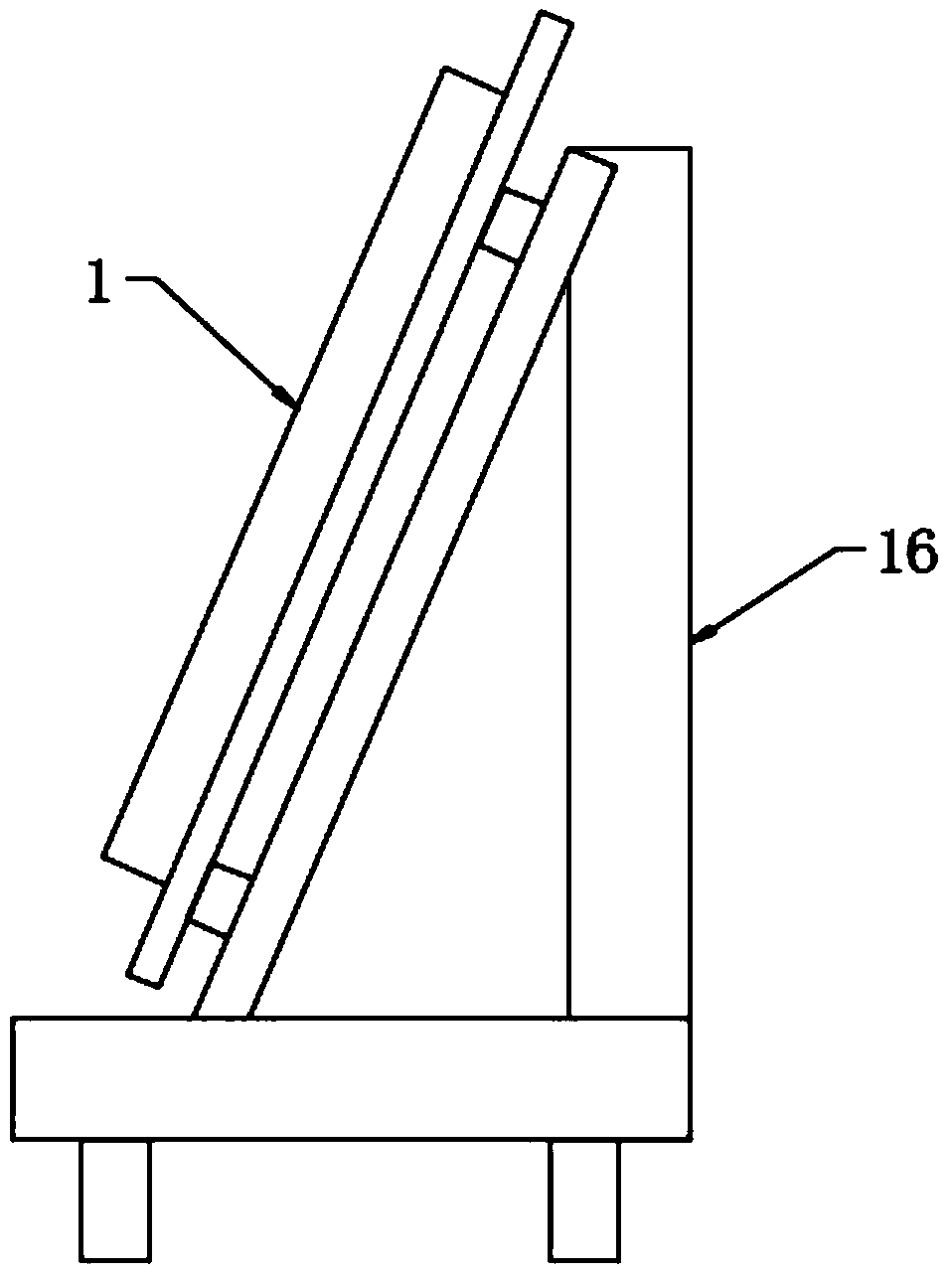 Visual guiding gluing system for battery case