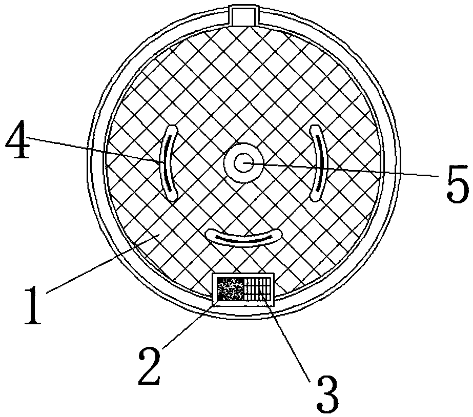 Intelligent antitheft municipal well lid