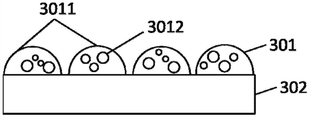 A kind of optical projection screen for display and its preparation method