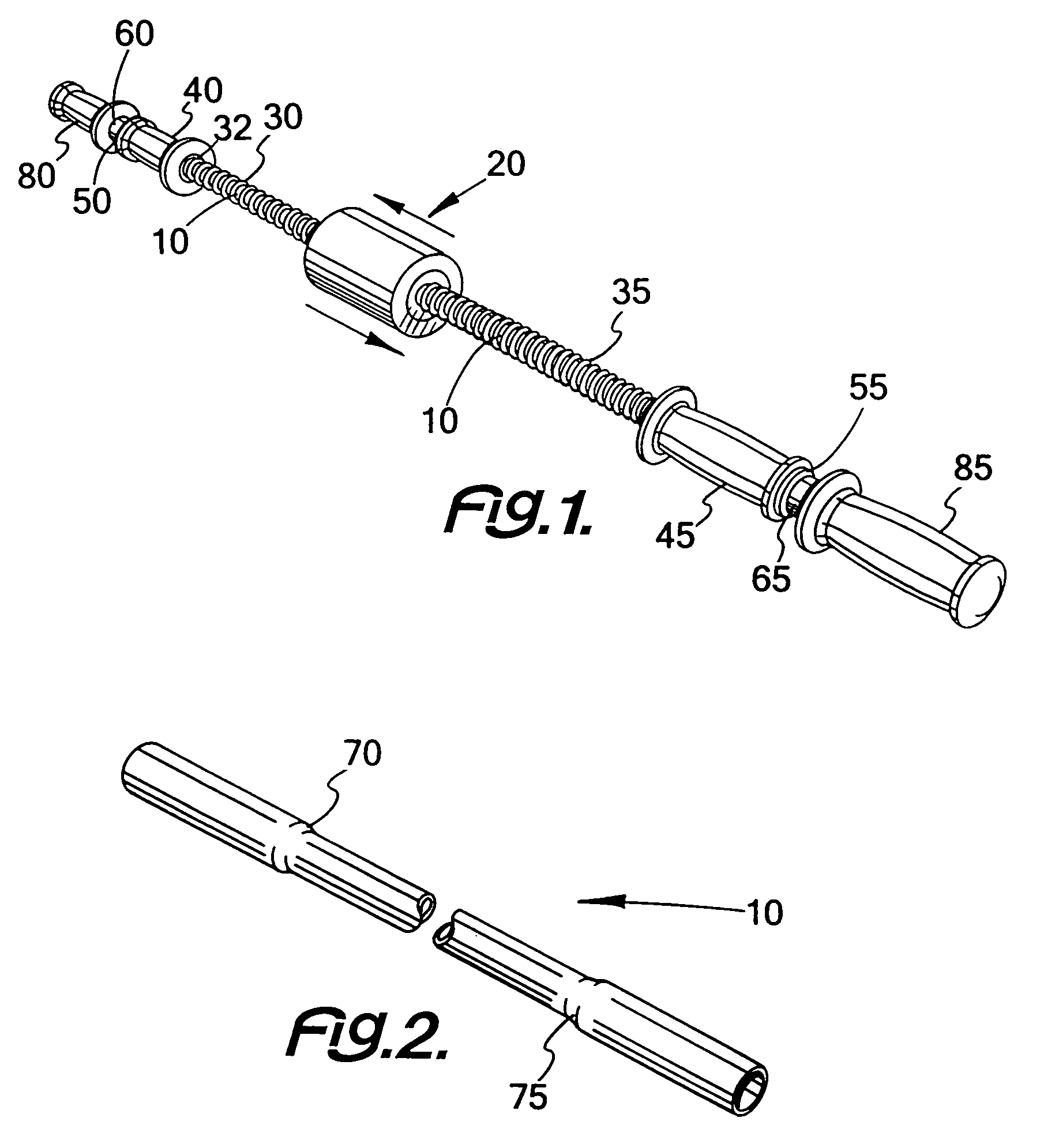 Reciprocating weight exercise apparatus