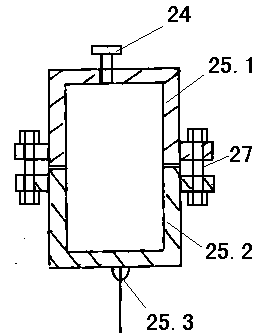 Horizontal-type oil extraction and gas exhaust synchronous production device