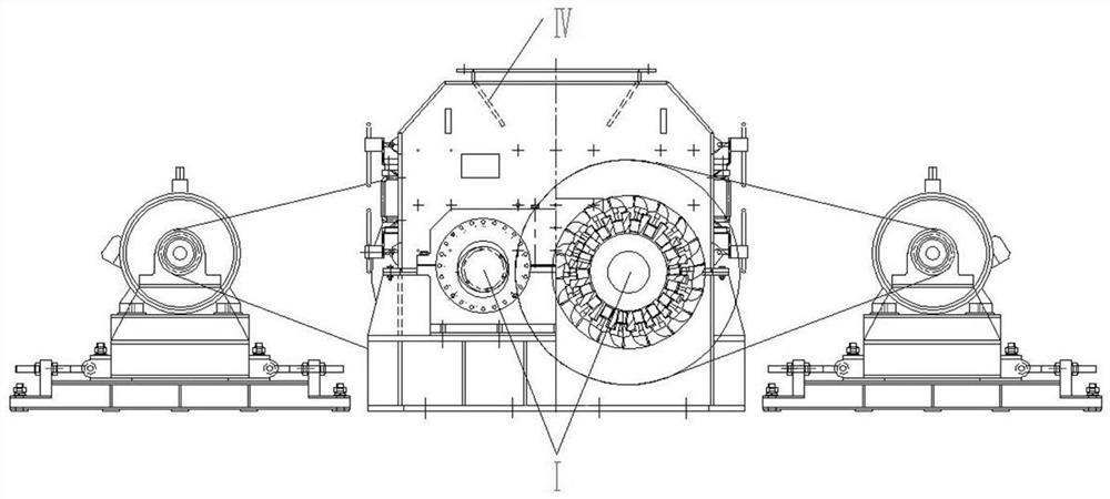 A double roll crusher