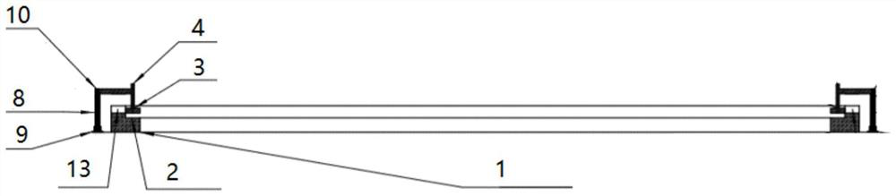 A support tool and working method for avoiding intermediate deformation during wafer coating