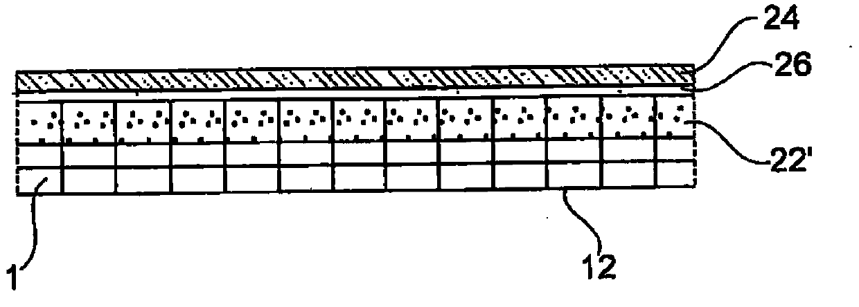 Conveying belt having a multilayer impregnated textile overlay