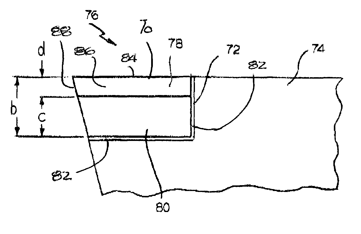 Coated cutting tool with brazed-in superhard blank