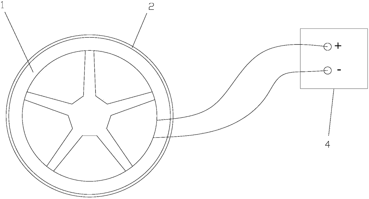 A tire with controllable friction