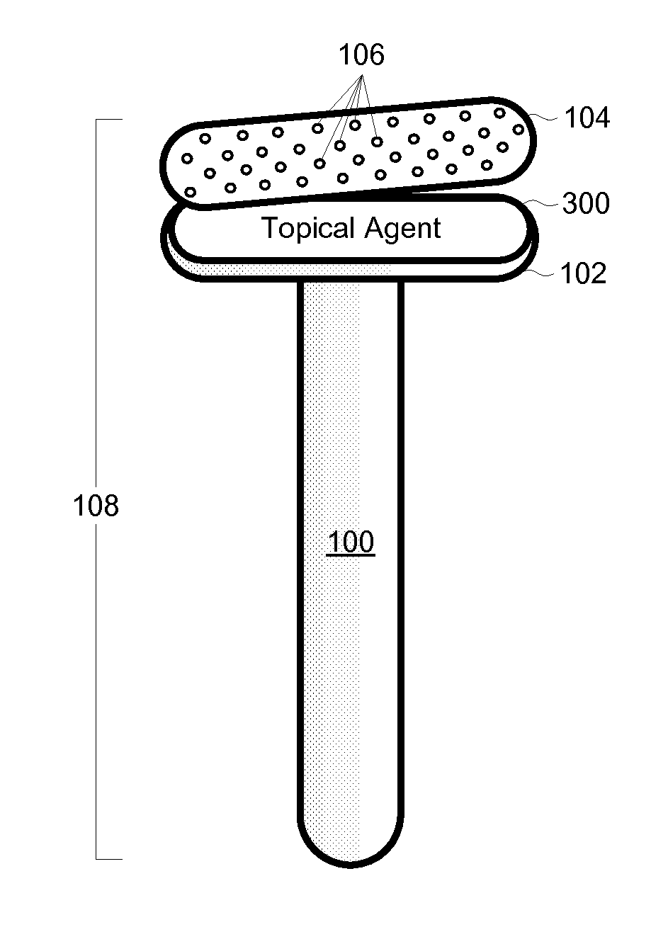 Interchangeable applicator for topical agents