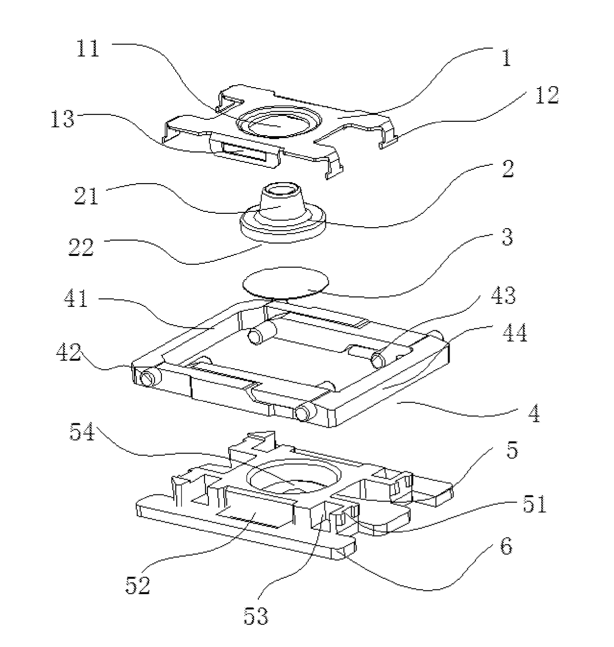 Thin keyboard switch